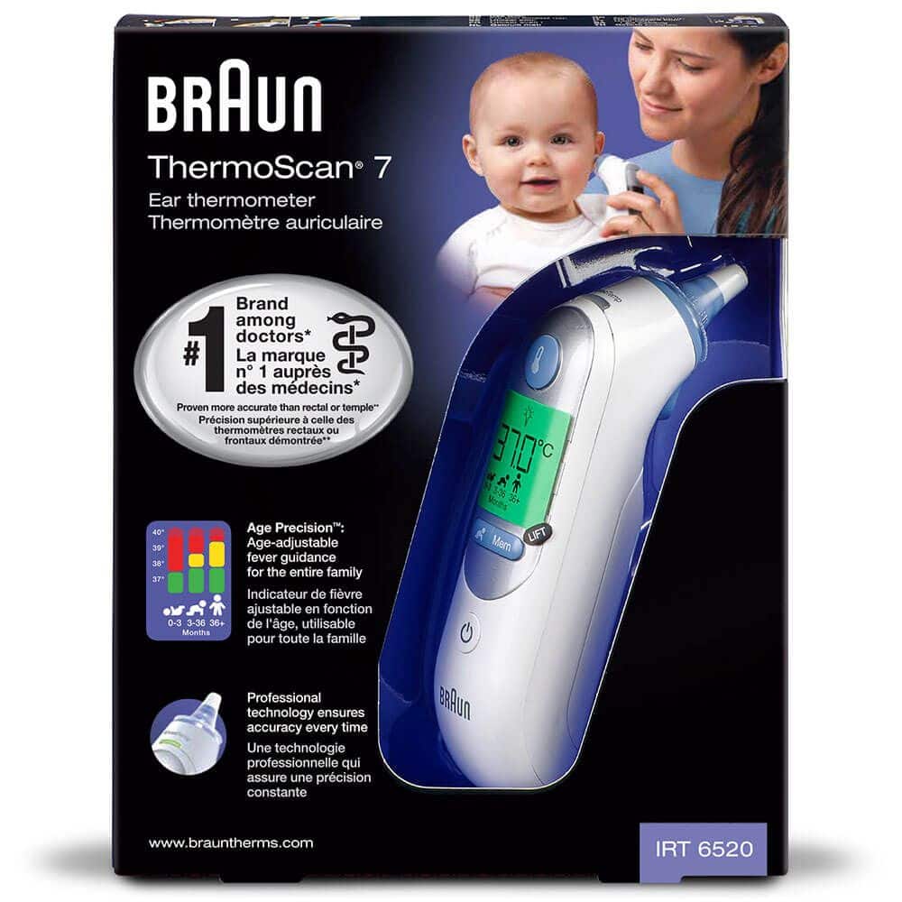 Thermomètre - Braun ThermoScan 7 avec Age Precision