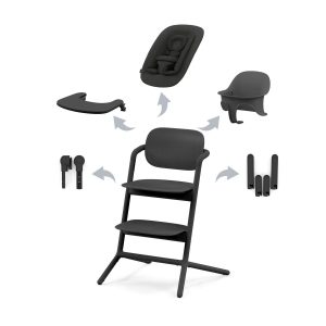 Chaise haute LEMO 4in1 Noire - CYBEX