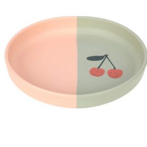 Assiette silicone cerise - LASSIG