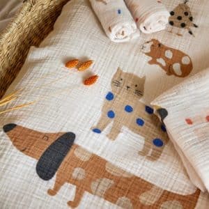 Lot 3 langes chat rose - LASSIG