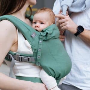 Porte bébé PRIMO vert - LOVE AND CARRY