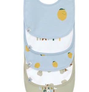 Lot 5 bavoirs Citron - LASSIG