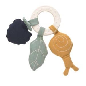 Anneau de dentition en caoutchouc naturel, Escargot - LASSIG