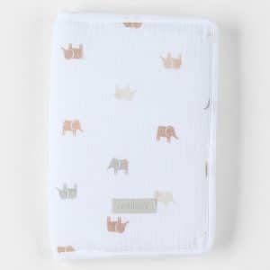 Protège carnet de santé éléphant - NOUKIES