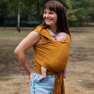 Écharpe de portage en Sergé Croisé