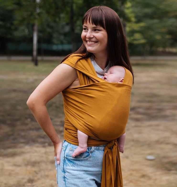 Écharpe de portage en Sergé Croisé