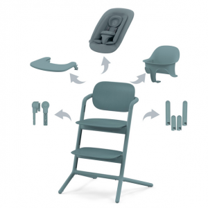 Chaise haute LEMO 4in1 Bleu - CYBEX