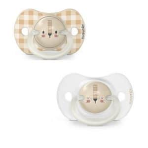 Lot 2 sucettes Phosphorescentes 0-6mois - SUAVINEX