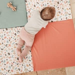 Maxi tapis 6 carreaux - Vert - TINEO