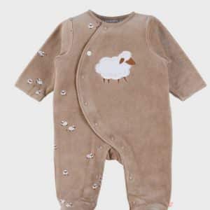 Pyjama velours - Mouton - NOUKIES