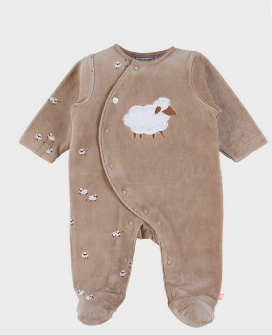 Pyjama velours - Mouton - NOUKIES