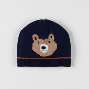 Bonnet en tricot - OURS - NOUKIES 