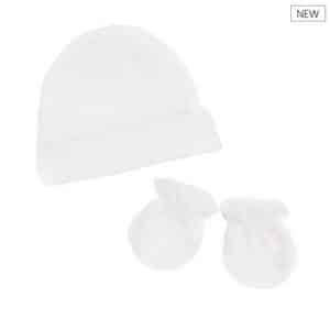 Lot naissance - Bonnet plus Moufles - 3KG7