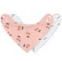 Lot 2 bavoirs bandanas - cerises - LASSIG 